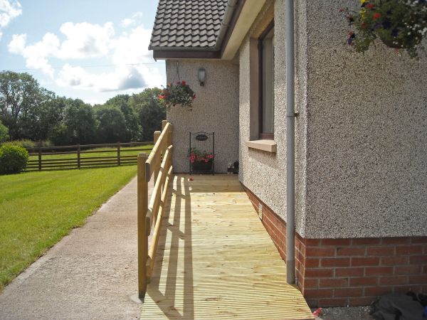 Hardwood Ramp Installation in Waterford