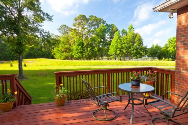Redwood Deck Installation in Waterford