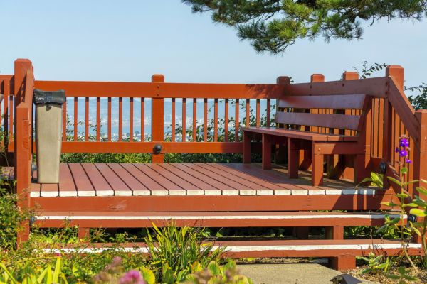 Redwood Deck Construction in Waterford